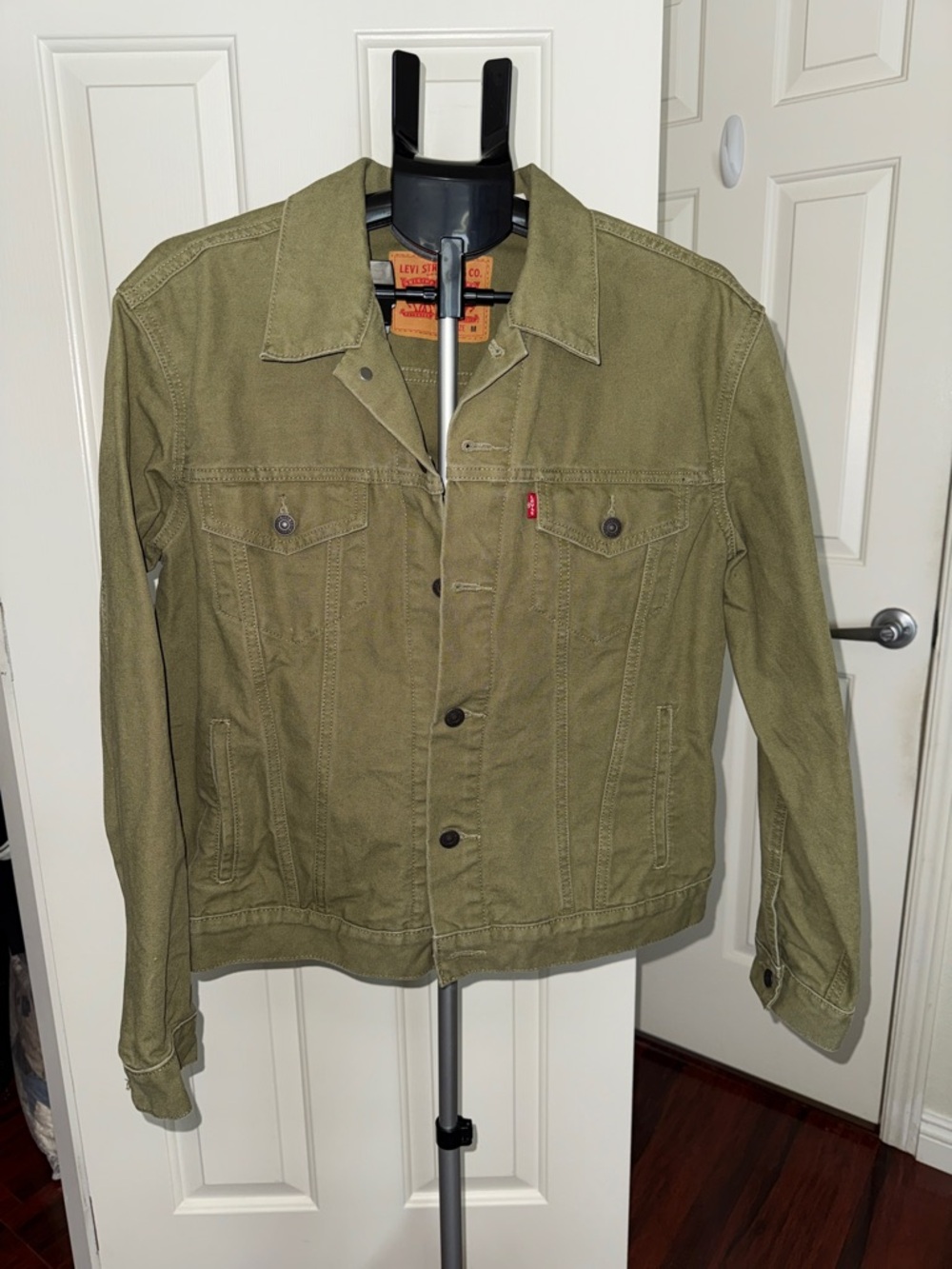 Levi's Olive Utility Trucker Jacket